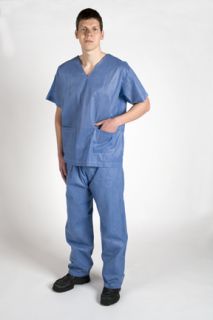 Medical Scrub Suit and Surgical Mask NHS Fancy Dress Halloween
