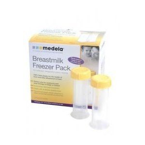 Medela Breastmilk Freezing Storage Free 12 Pack 80 ml Bottles Plastic