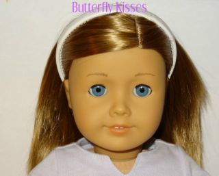 White Headband Doll Clothes Accessory Fits 18 American Girl Kit