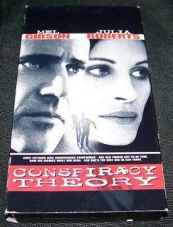 Conspiracy Theory VHS Movie Mel Gibson Julia Roberts