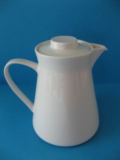 Vintage Melitta Elegant White Porcelain Coffee Pot 1 Quart Germany