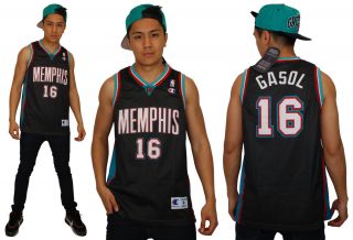 Pau Gasol Memphis Grizzlies 1990s Vintage NBA Jersey 100 Original New