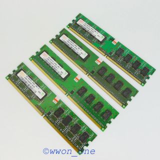 4x1GB PC2 6400 DDR2 800 800MHz DDR2 240pin DIMM Desktop Memory
