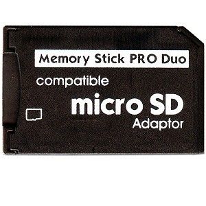 New Memory Stick Pro Duo Adapter for Micro SD 1GB 2GB 4GB 8GB 16GB