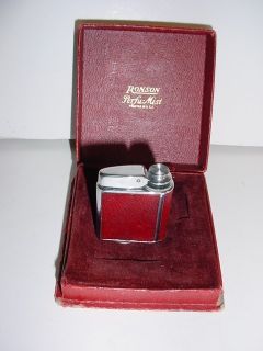 Vintage Boxed Ronson Perfect Must Lighter 2251