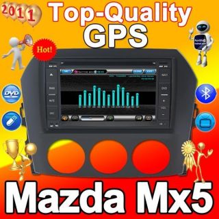 GPS Radio Navigation Car DVD 2Din TV Mazda MX 5 Miata