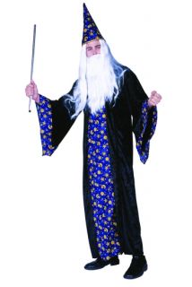 Man Costumes Wizard The Magician Merlin Adult Man Robe 80323