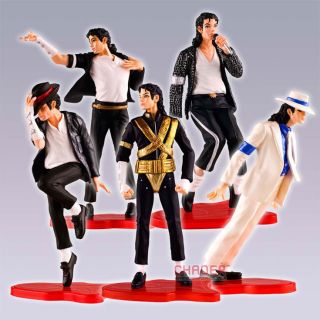  of 5 pcs Figure Box Set Michael Jackson Dolls Billie Jean new in box
