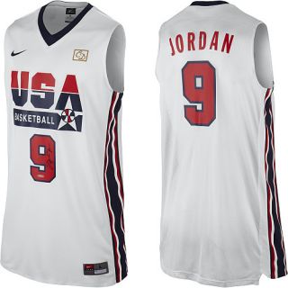 Michael Jordan Signed Throwback USA Basketball Jersey UDA