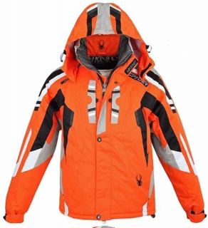 Orange Mens Ski Suit Jacket Coat Pants Snowboard Clothing s XXL EMS