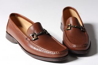 New $395 Botticelli Bit Loafers Shoes 7 5 Made N Italy