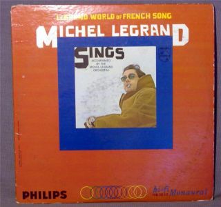 Very RARE LP Michel Legrand Sings Michel Legrand