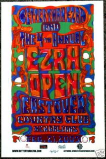 Better Than Ezra Jay Michael Concert Poster Ezra Open
