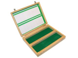 New Wood Microscope Slide Box 100 Slides 25 Available