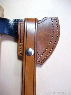 Hand Made Leather Sheath for Cold Steel Trailhawk Hawk Tomahawk Axe