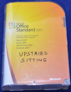 Microsoft Office Standard 2007 Edition Retail Word Excel PowerPoint