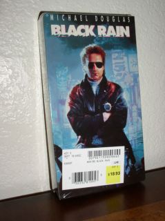 Black Rain starring Michael Douglas VHS 1992 New 097363222033