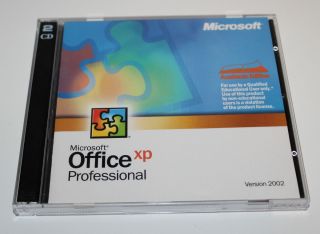 Microsoft Office XP Professional Version 2002