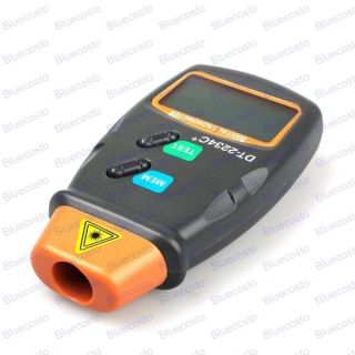 Handheld Digital RPM Tach Motor Speed Meter Laser Photo Tachometer Non