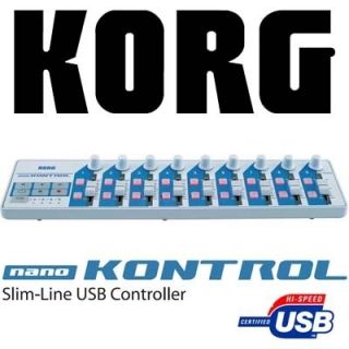 Korg Nano Kontrol Nanokontrol White MIDI Controller USB