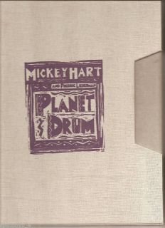 Mickey Hart Planet Drum Signed Book CD Set