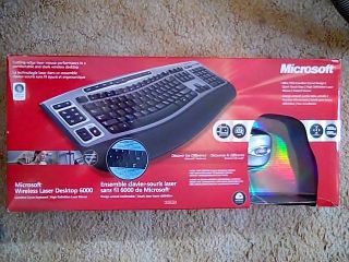 Microsoft Wireless Laser Desktop 6000 Wireless Keyboard and Mouse
