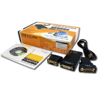 USB 2 0 TO VGA DVI HDMI Multi Display Graphics Adapter UP TO Pixels