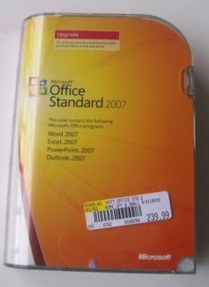 Microsoft Office Standard 2007 Upgrade Free Shipping Retail Product