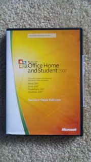 Microsoft Office Home and Student 2007 Service Desk Edition