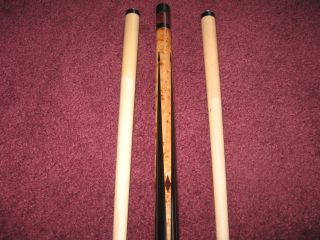 Original Ray Schuler Custom Cue, Rare and Beautiful with Case and two
