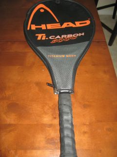 Head TI Carbon 5000 Tennis Racquet Grip 4 3 8 with Case Excellent