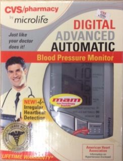 CVS Pharmacy Digital Advanced Automatic Blood Pressure Monitor