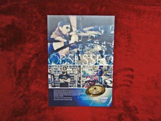 Dream Theater Mike Portnoy Sabian Poster New RARE