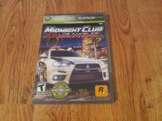 Xbox 360 Midnight Club Los Angeles Complete Edition Missing Booklet