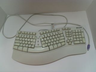 Microsoft Natural Ergonomic Keyboard PS 2 White