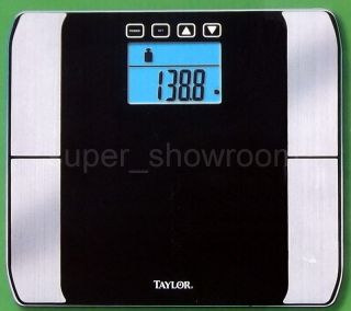  Cal Max Body Weight Fat Analysis Accu Glo LCD Display Bathroom Scale