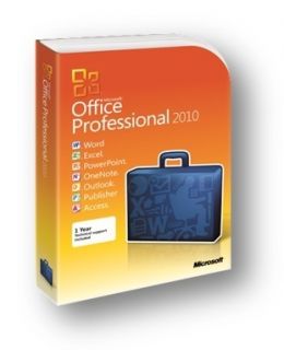 Microsoft Office 2010 Professional New in Retail Box