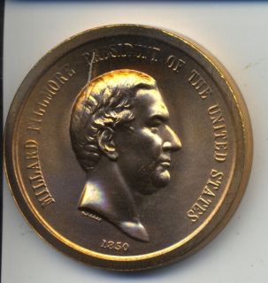 Millard Fillmore Copper Medal President  62982