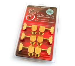 Grover 150g Gold Imperial 3x3 Guitar Tuners
