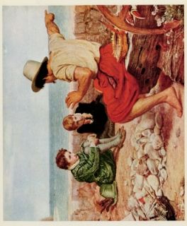 1939 Print The Boyhood of Sir Walter Raleigh by Millais