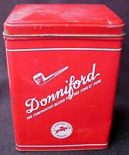 Donniford Pipe Tobacco Advertising Tin