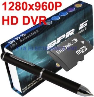 1280Px960 Video Voice Camera Sound Recorder Mini DV HD DVR 4GB SD Card