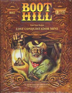 1982 TSR Boot Hill Lost Conquistador Mine 7702 BH2 SEALED
