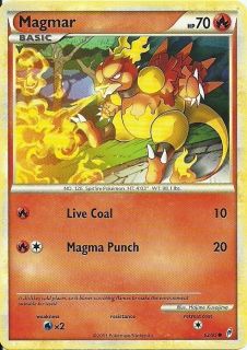 Pokemon Call of Legends Magmar Card 62