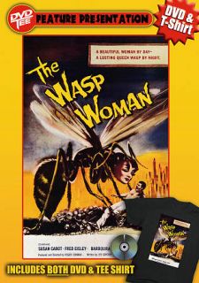 The Wasp Woman DVD, 2010, With XL T shirt