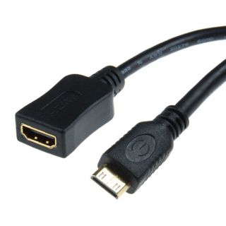 HDMI F to HDMI Mini M Adapter Cable 1080p V1 3