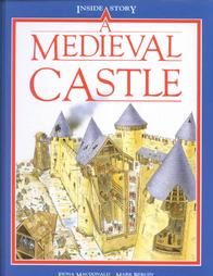 Medieval Castle by Mark Bergin and Fiona MacDonald 1990, Hardcover