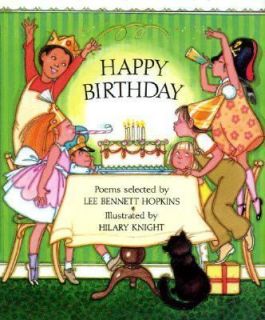 Happy Birthday by Lee Bennett Hopkins 1991, Hardcover