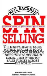 Spin Selling by Neil Rackham (1998, Cass