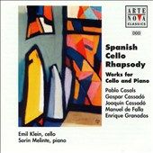 Spanish Cello Rhapsody by Emil Klein CD, Oct 2004, Arte Nova